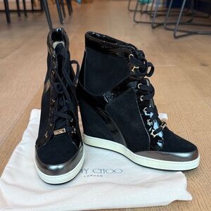 Jimmy Choo Panama High Top Sneakers Brand New